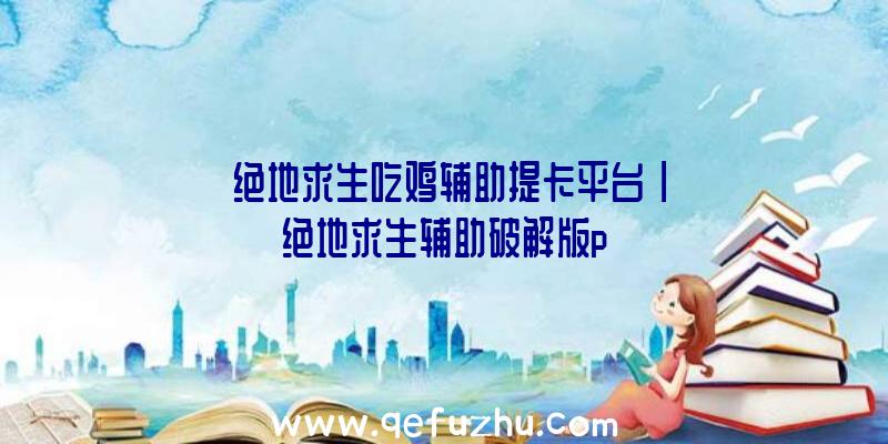 「绝地求生吃鸡辅助提卡平台」|绝地求生辅助破解版p
